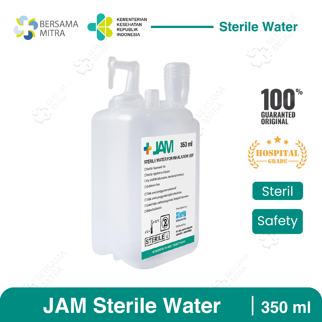Jual Air Humidifier Oxygen steril - JAM Sterile Water for Inhalation ...