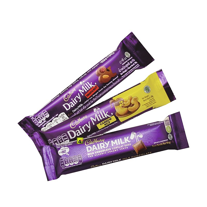 Jual Cadbury Cokelat Dairy Milk Chocolate Bar 30G All Variant | Shopee ...