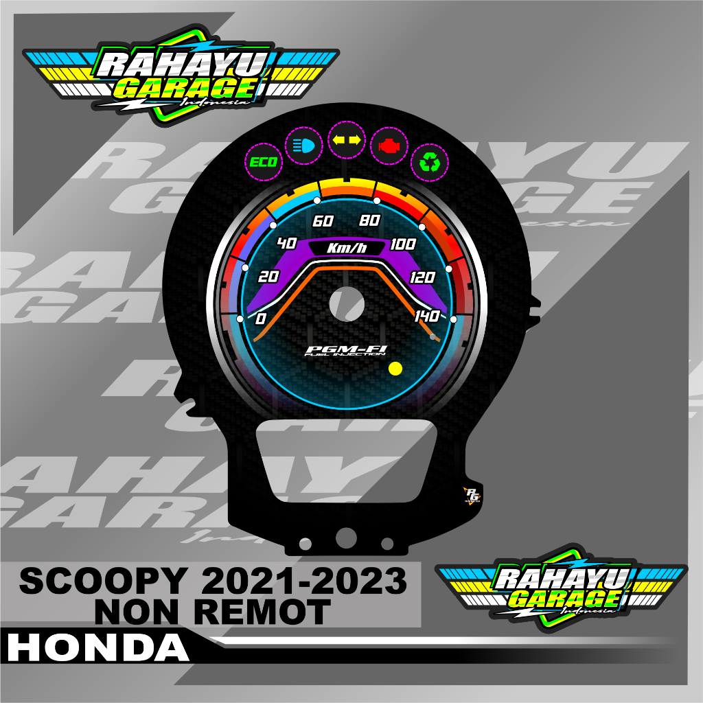 Jual papan speedometer custom scoopy 2021 panel spido meter scoopy 2021 ...