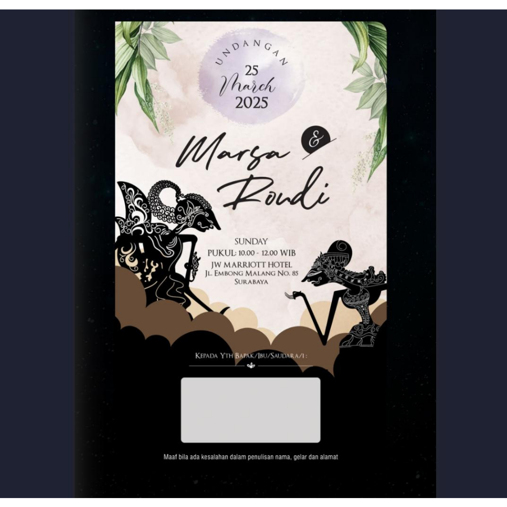 Jual Java Indie 86 Blangko Undangan | Shopee Indonesia