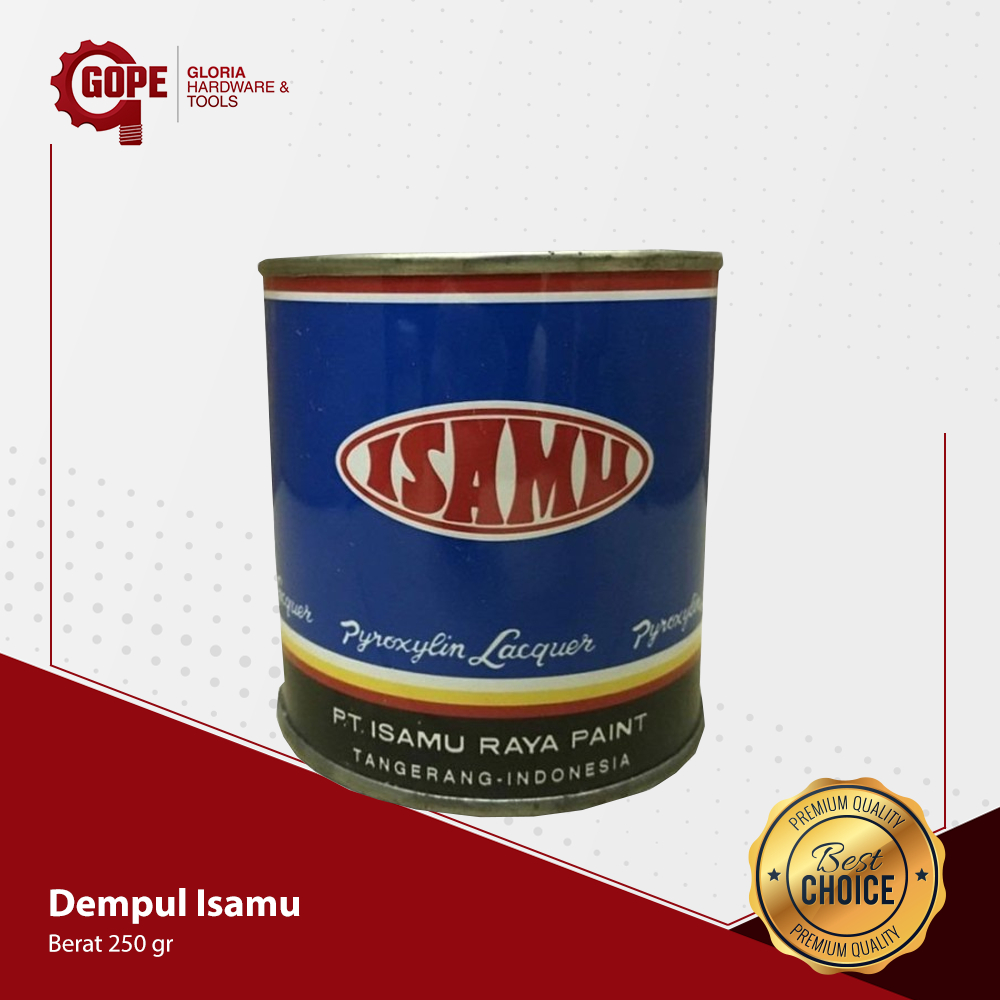 Jual Dempul Isamu Dempul Besi Dan Kayu Berat 200 Gram | Shopee Indonesia