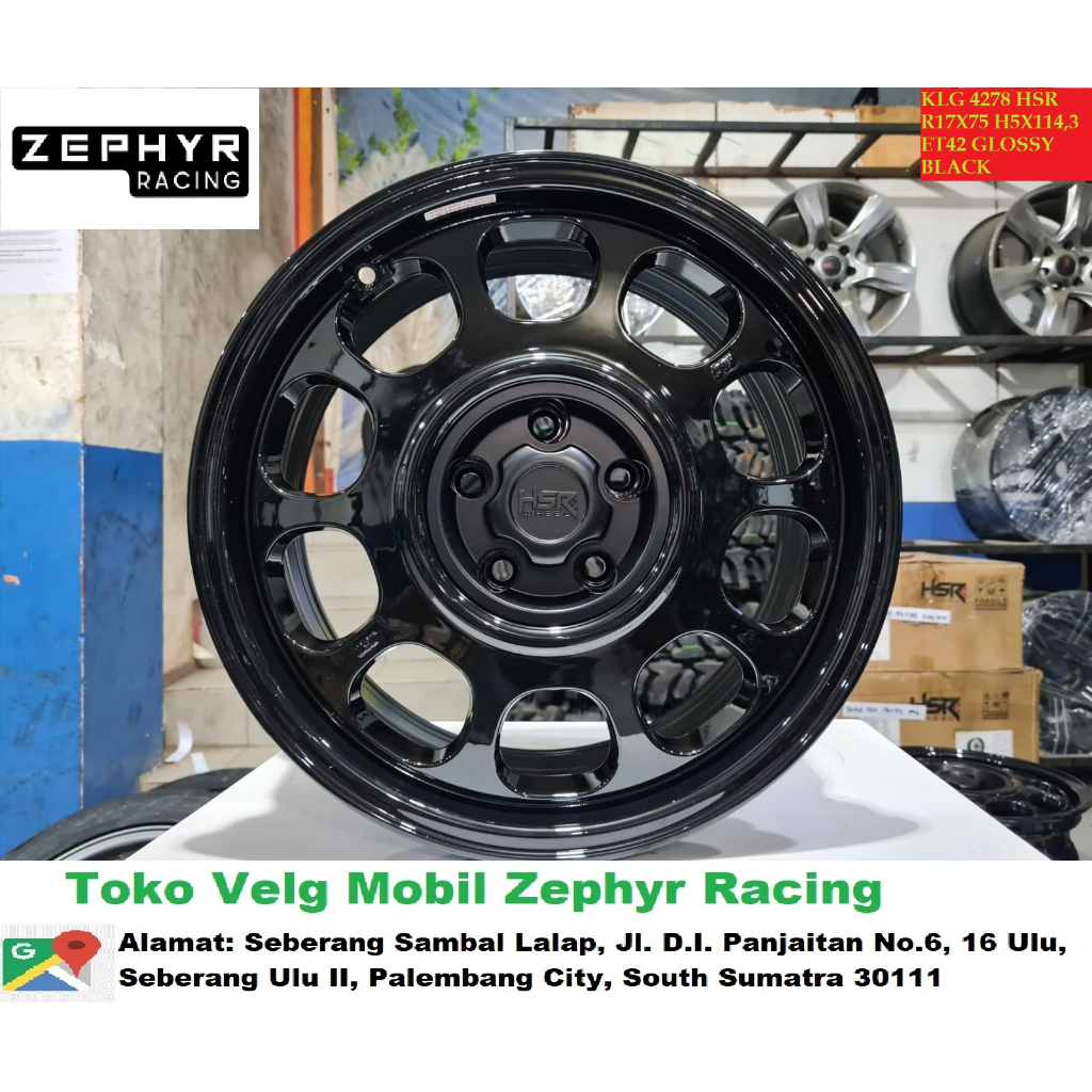 Jual VELG HSR KLG MODEL KALENG R17 H5X114 BUAT INNOVA TERIOS HRV DLL DI ...