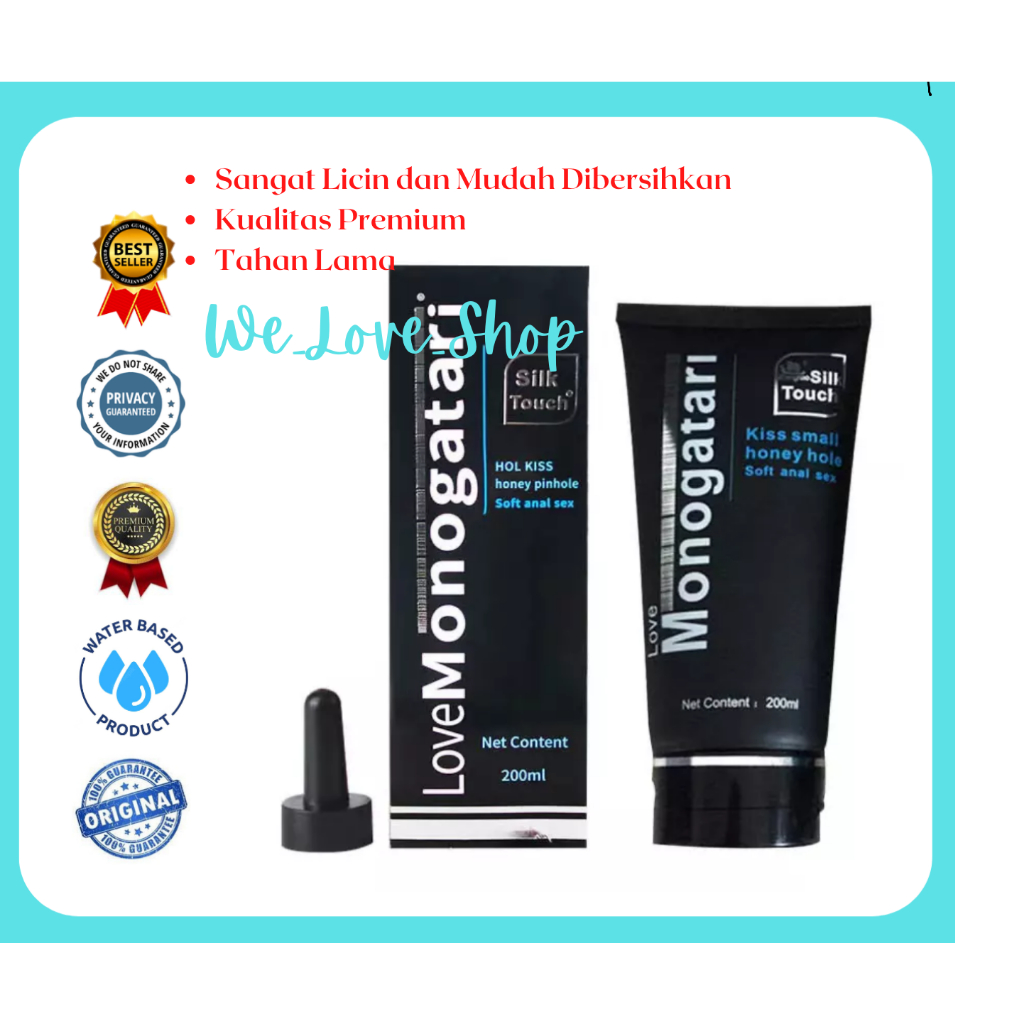 Jual Black Monogatari Premium Lubricant I Premium Gel Pelicin Pelumas Ori Import Ml Shopee