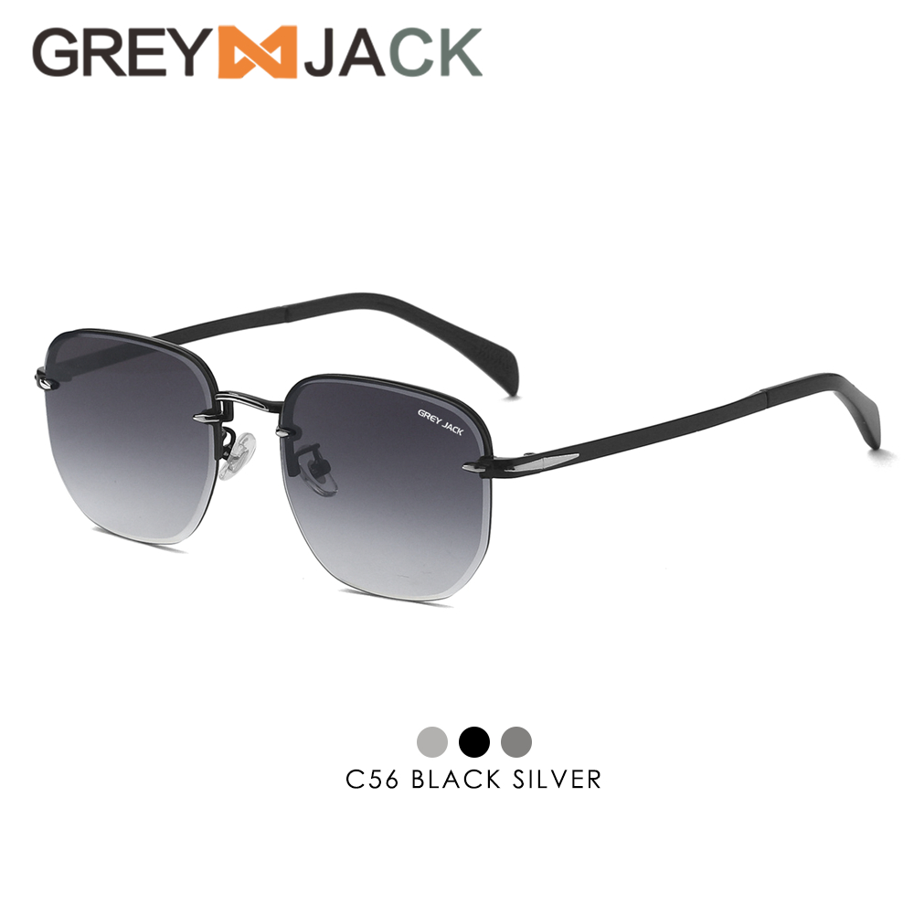 Jual Grey Jack Sunglasses Kacamata Hitam Anti UV Protection Model Kotak