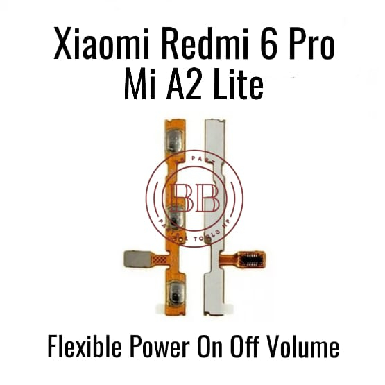 Jual Flexible Konektor Power On Off Volume Xiaomi Redmi 6 Pro Mi A2 Lite Flexibel Fleksibel 5074