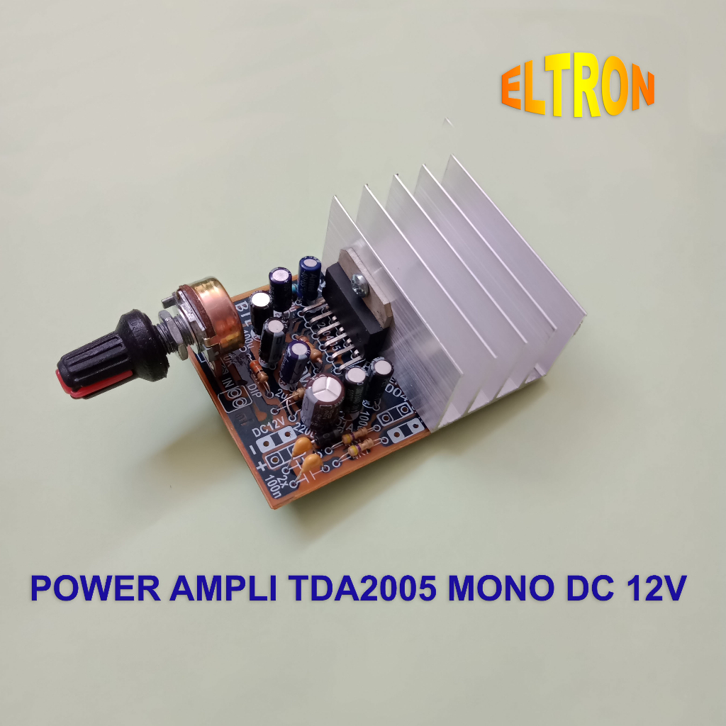 Jual Kit Power Amplifier BTL Mono TDA2005 12V DC Shopee Indonesia