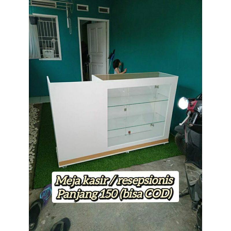 Jual Meja Kasir Meja Resepsionis Meja Kantor Meja Laundry Meja Etalase Kaca Bayar 9871