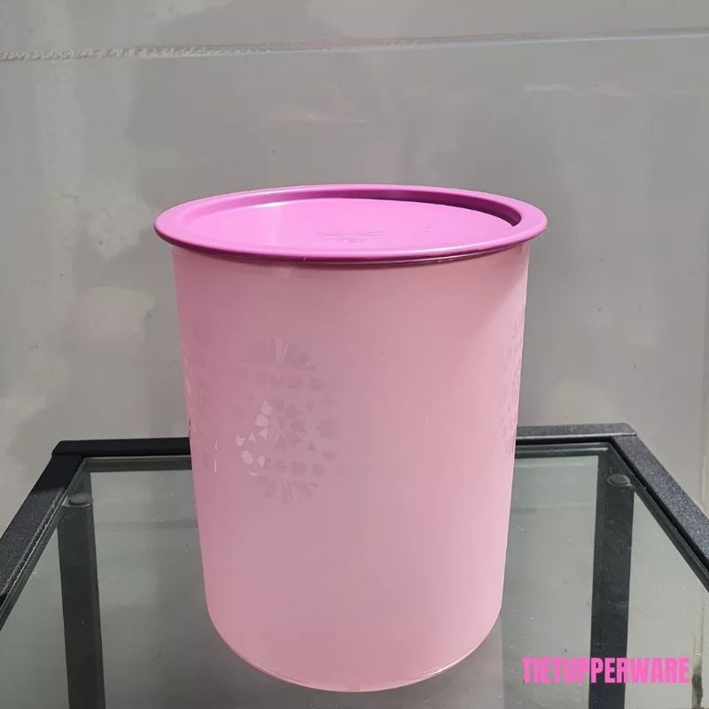 Jual tupperware mosaic canister 2,8L ungu (1pcs) Shopee Indonesia