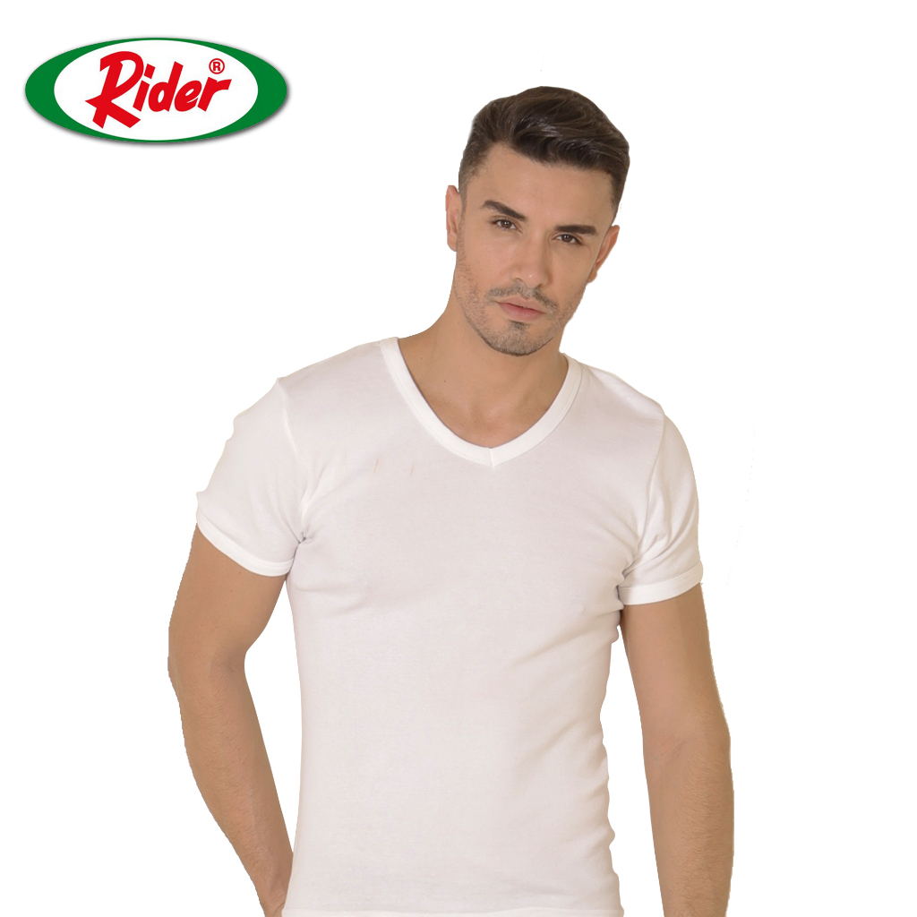 Jual Rider T-Shirt - Kaos Dalam Pria V-Neck R222BP Warna Putih isi 1 ...