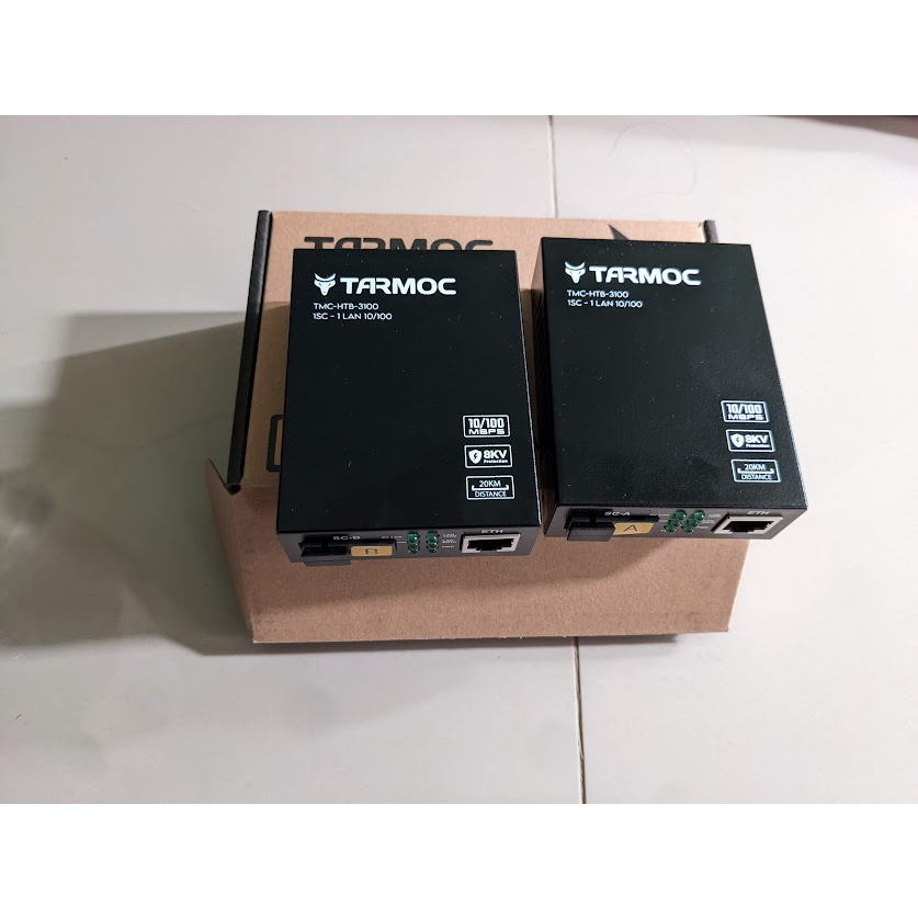 Jual Media Converter Htb A B Tarmoc Ada Fitur Anti Petir Tmc Htb Shopee Indonesia