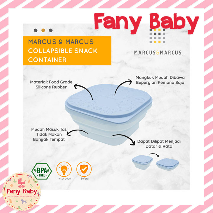 Jual MARCUS & MARCUS COLLAPSIBLE SNACK CONTAINER | Shopee Indonesia