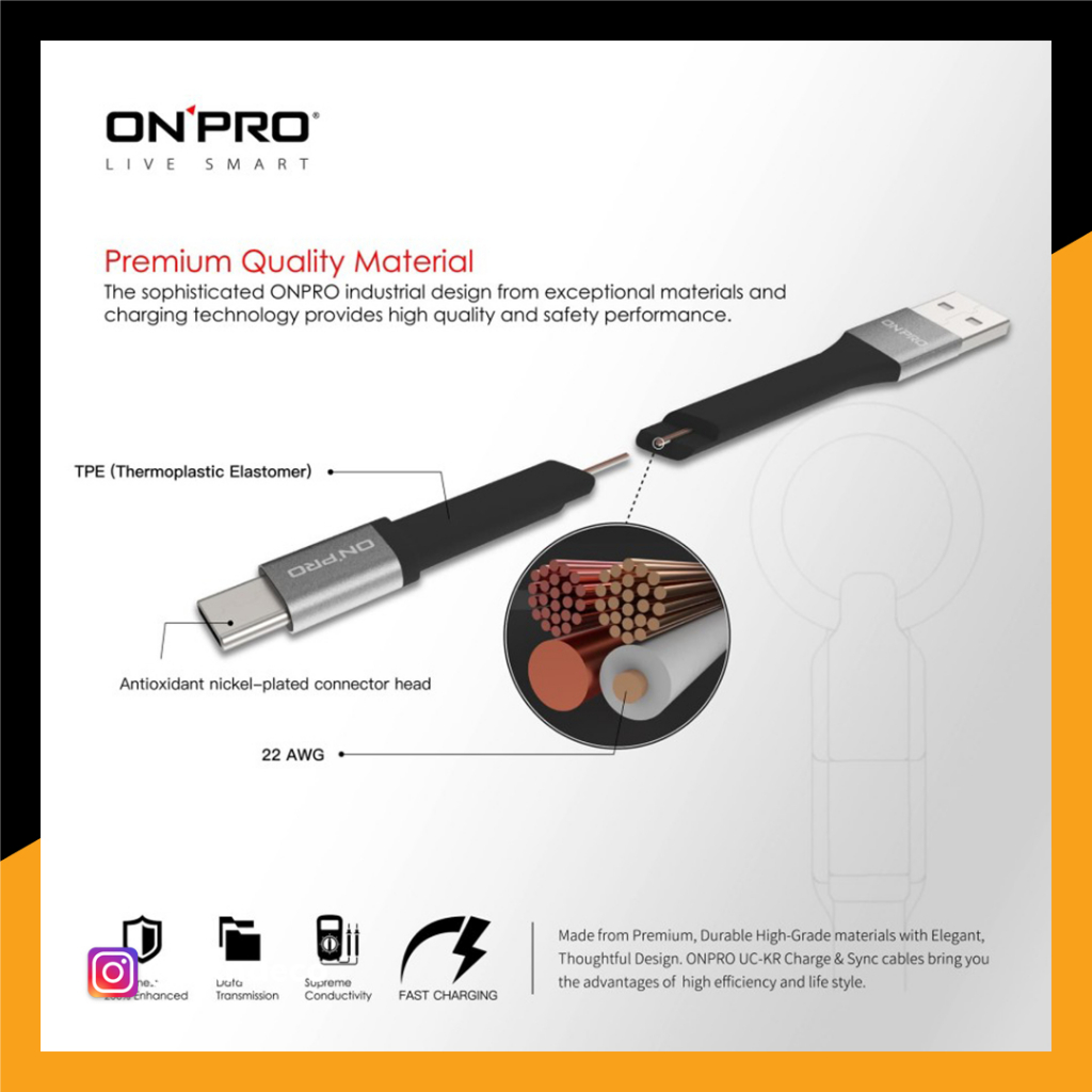 Jual Kabel Charger Micro USB-Key Ring Series ONPRO UC-MBKR | Shopee ...