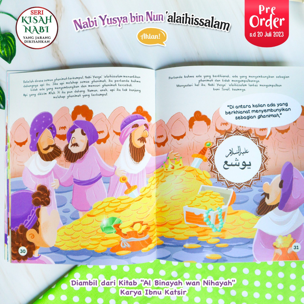 Jual (AHLAN) Kisah Nabi Yusya Alaihi Salam Ahlan Books | Shopee Indonesia