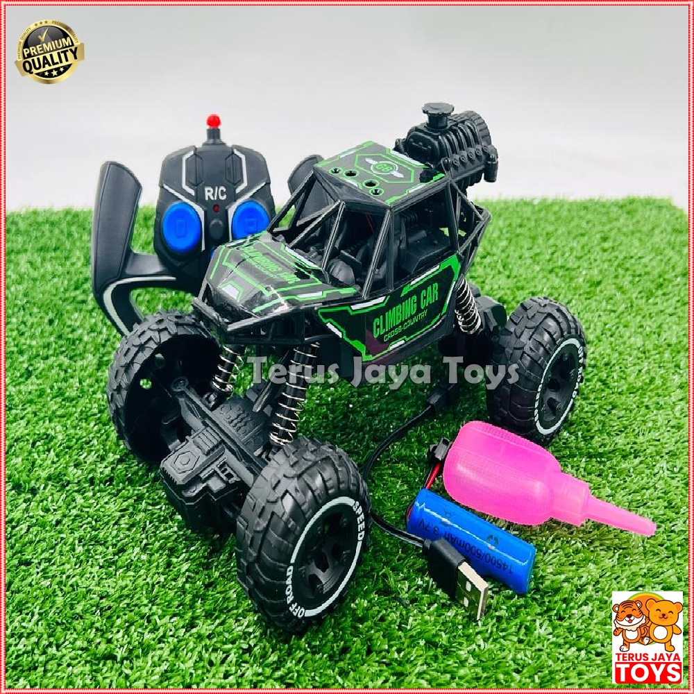 Jual Mainan Anak Mobil Remote Control Offroad Bisa Keluar Asap Baterai