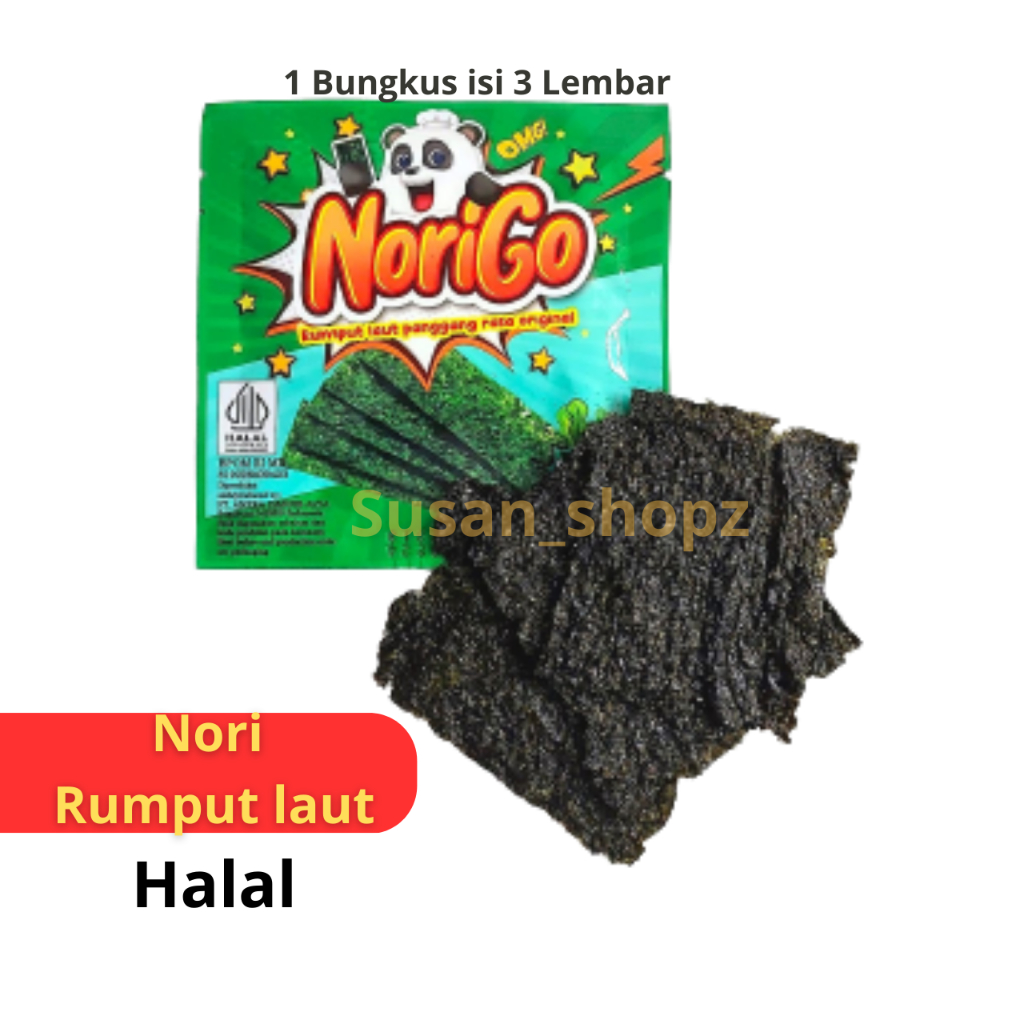 Jual Nori Rumput Laut Lembaran Mini | Shopee Indonesia