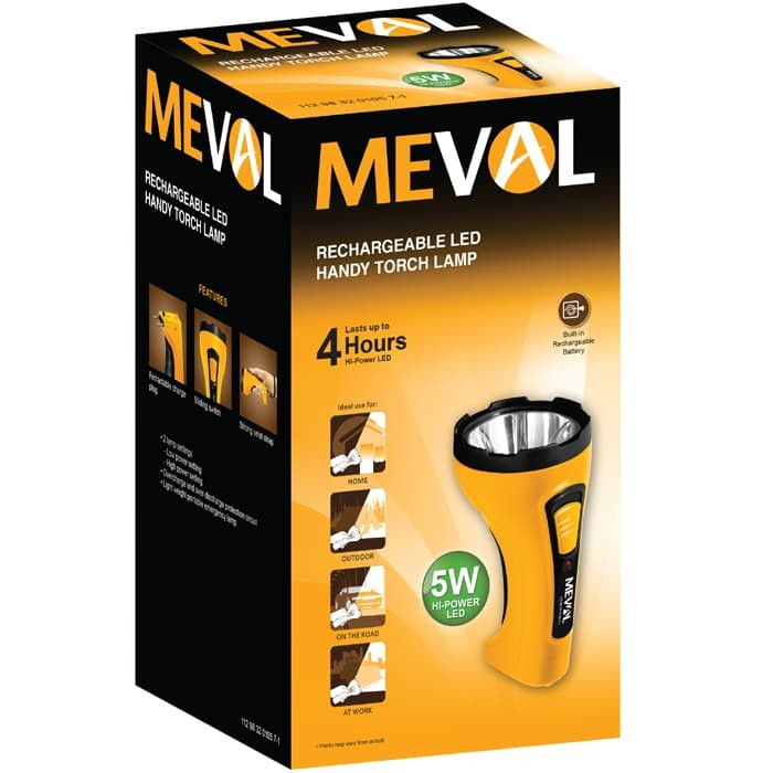 Jual MEVAL EML Senter LED 5W - Putih - Senter Emergency Tahan Lama 5 ...