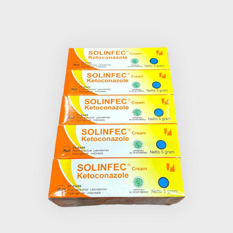 Jual Solinfec Ketoconazole Cream 1 Pak Isi 10 Pcs | Shopee Indonesia