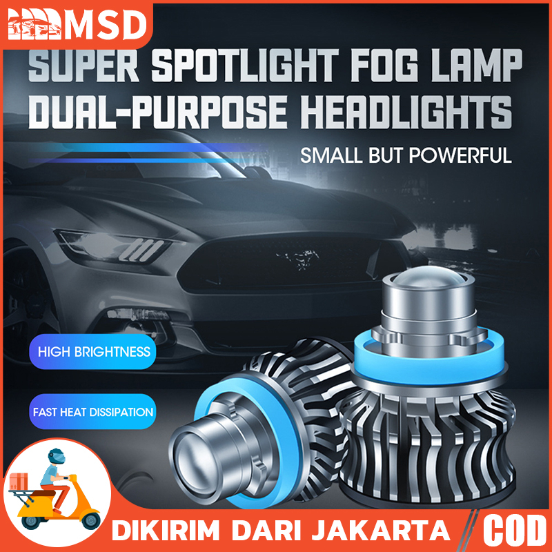 Jual LAMPU LED H11 H8 H16 H9 9006 HB4 FOGLAMP MOBIL LASER MINI