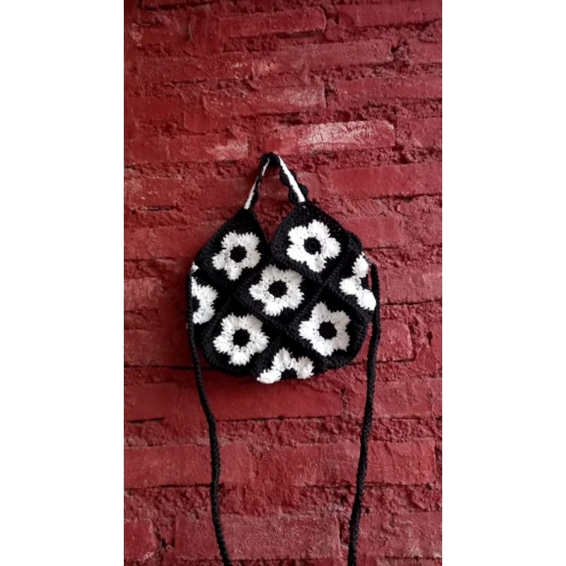 Jual Bag Granny Square Flower | Shopee Indonesia