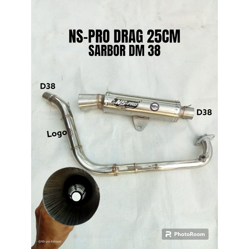 Jual Knalpot original NS-PRO SARBOR DM 38 PNP vario160 dan PCX160 ...