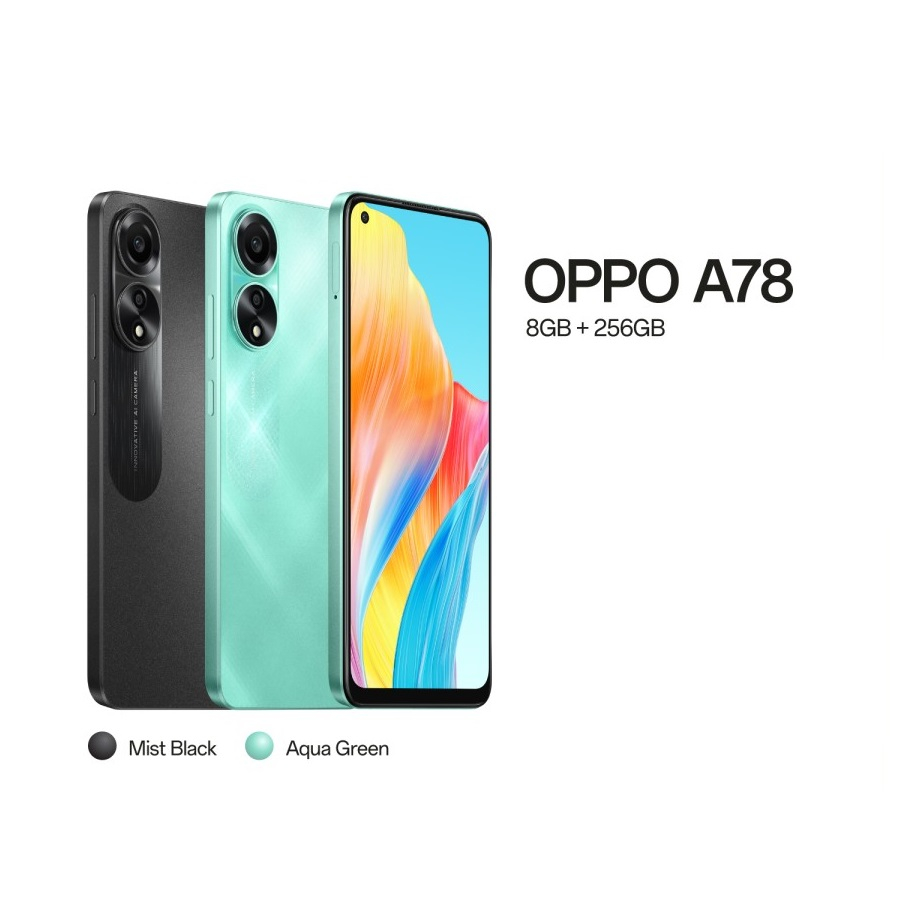 Jual Oppo Smartphone Oppo A78 4G 8/256GB 6.43 Inch Garansi Resmi ...