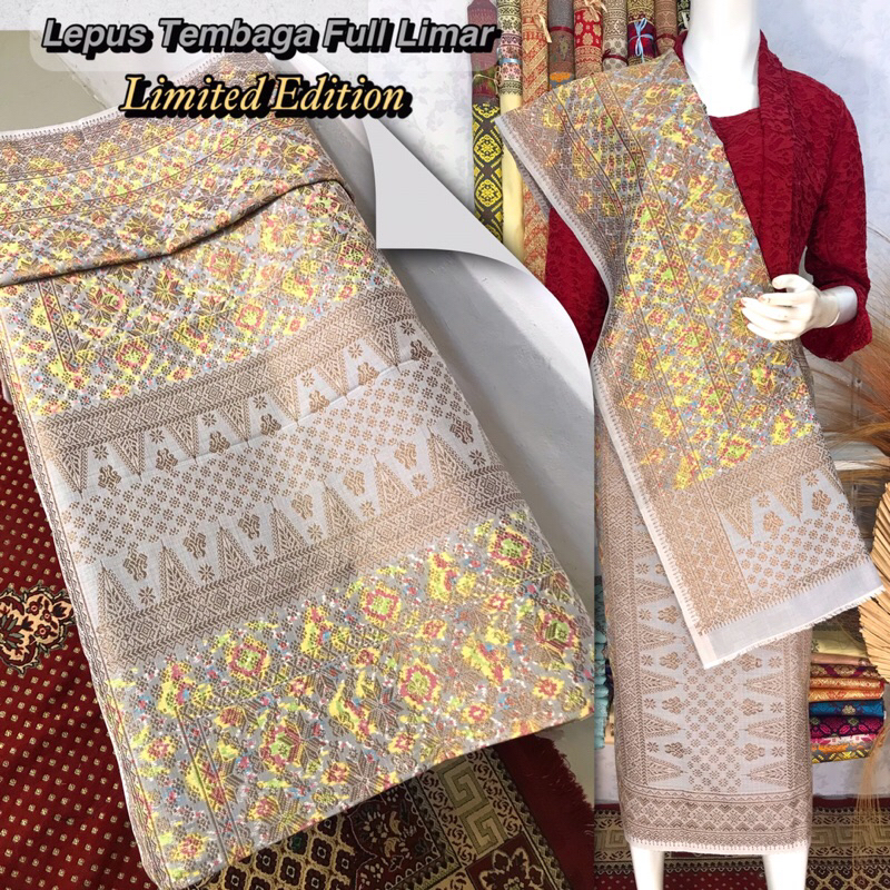 Jual Songket Lepus Tembaga Full Limqr Limited Edition-Asli Tenun Tangan ...