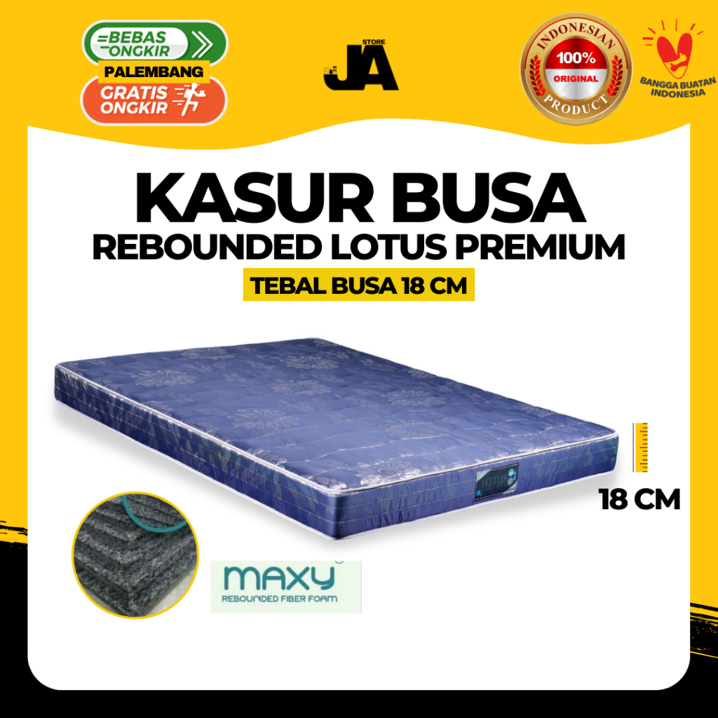 Jual Kasur Busa Lotus Rebounded Matras Central / Tebal 18 cm / Empuk ...