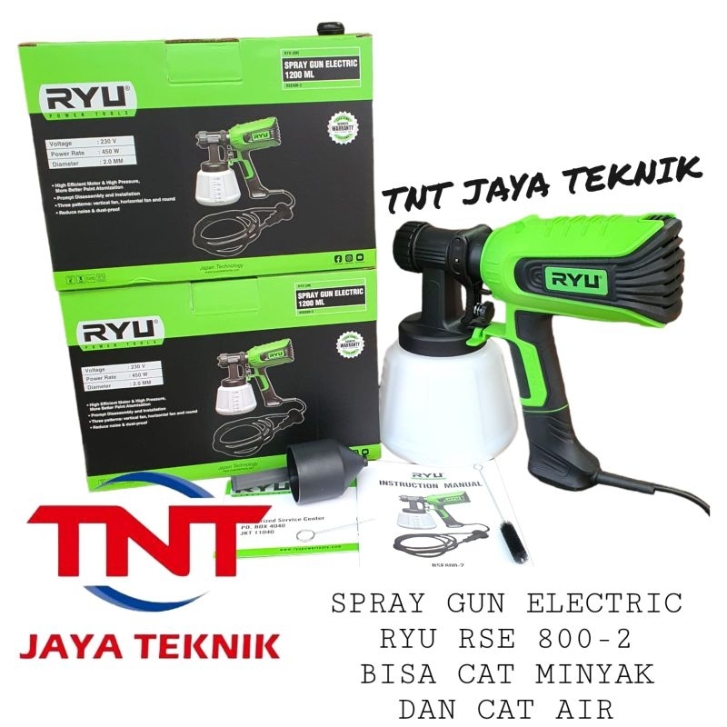 Jual SPRAY GUN ELECTRIC RYU RSE 800-2 / ALAT SEMPROT CAT LISTRIK RYU ...