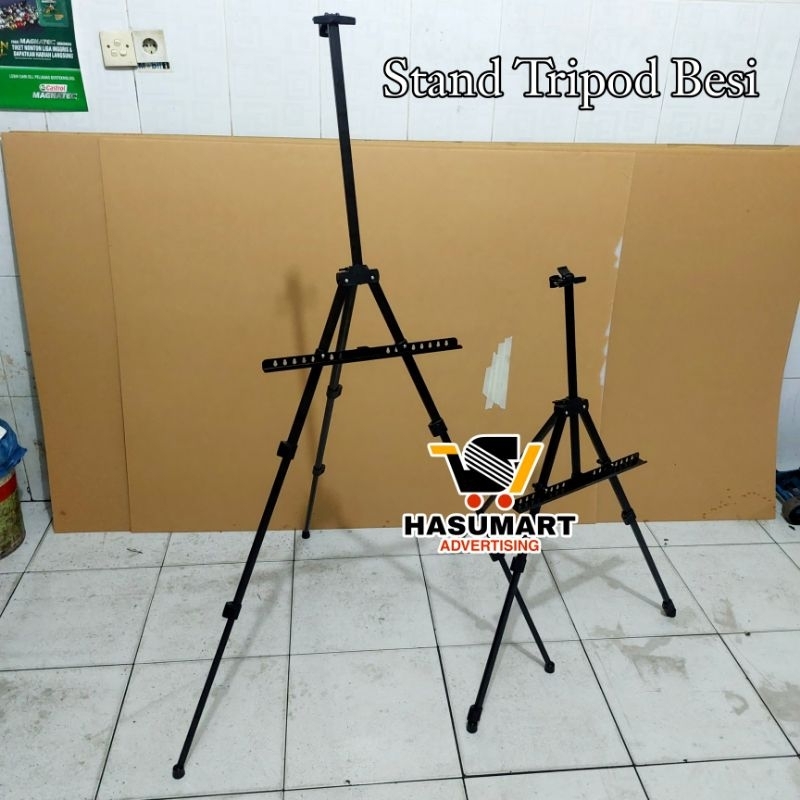 Jual Tripod Stand Besi / Stand Akrilik Sign / Tripod Frame | Shopee ...