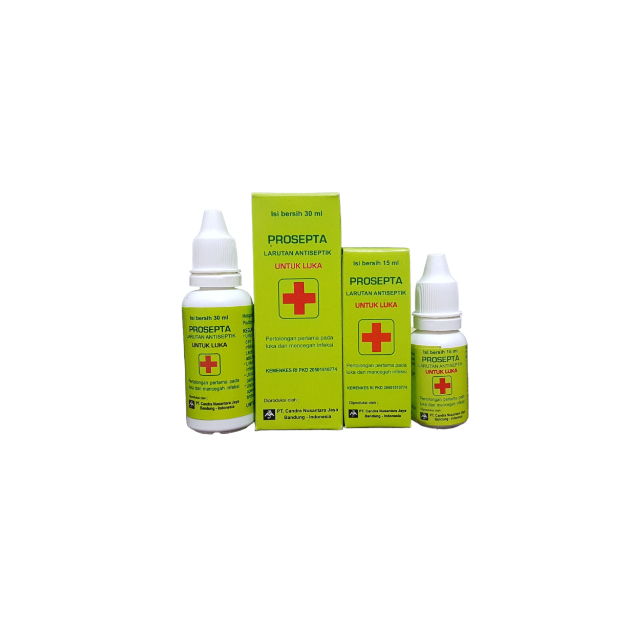 Jual Prosepta larutan antiseptik untuk luka isi 15/30 ml | Shopee Indonesia