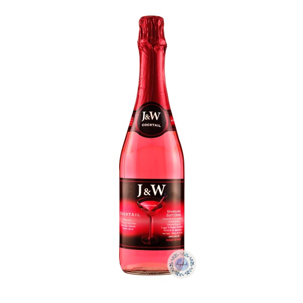Jual Minuman J&W Sparkling Fruit Cocktail Pink Soft Drink 750 ml