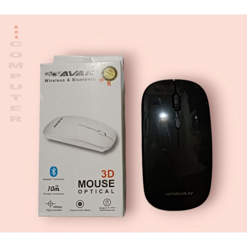 Jual MOUSE AVAN WIRELESS 2.4GHZ WIRELESS MOUSE SLIM | Shopee Indonesia