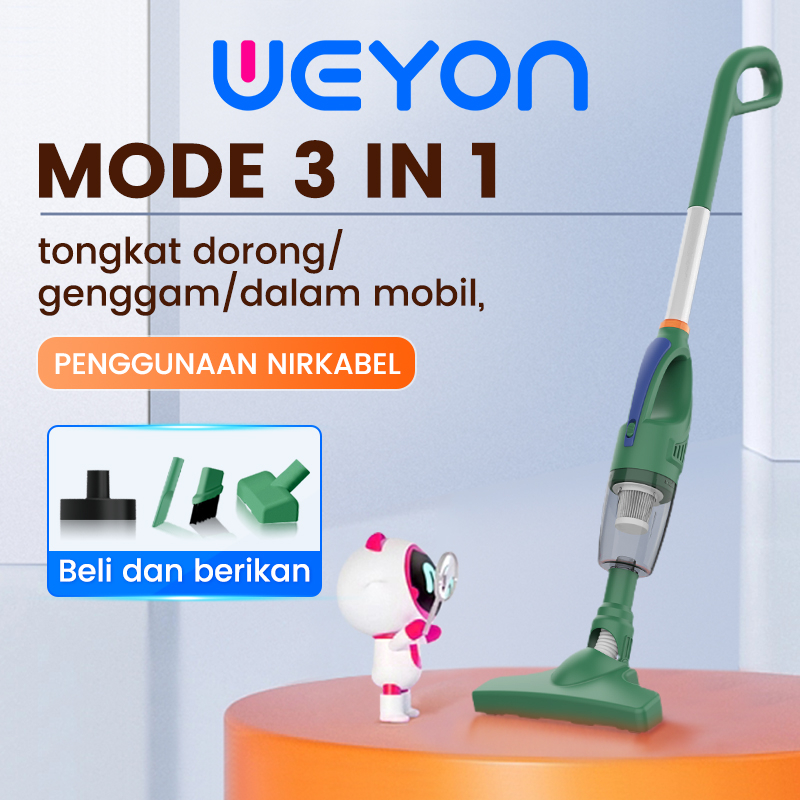 Jual Weyon Penyedot Debu Cordless Vacuum Cleaner Portable Handhel In