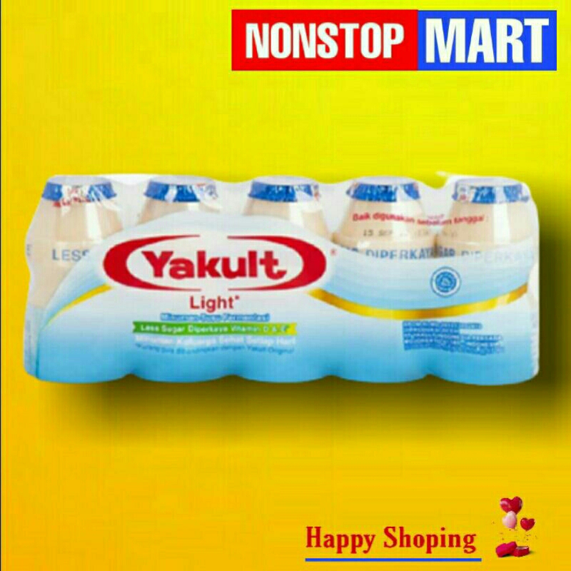 Jual YAKULT LESS SUGAR minuman fermentasi 1 pack isi 5 pcs | Shopee ...