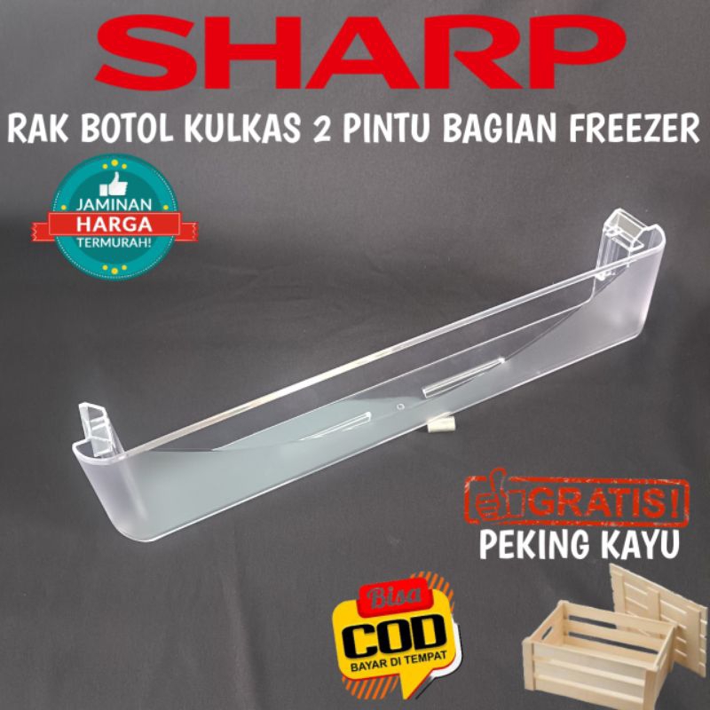 Jual Rak Botol Kulkas Sharp Pintu Bagian Freezer Kulkas Type Lama Original Shopee Indonesia