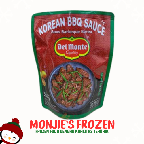 Jual Del Monte Korean Bbq Pouch Gr Shopee Indonesia