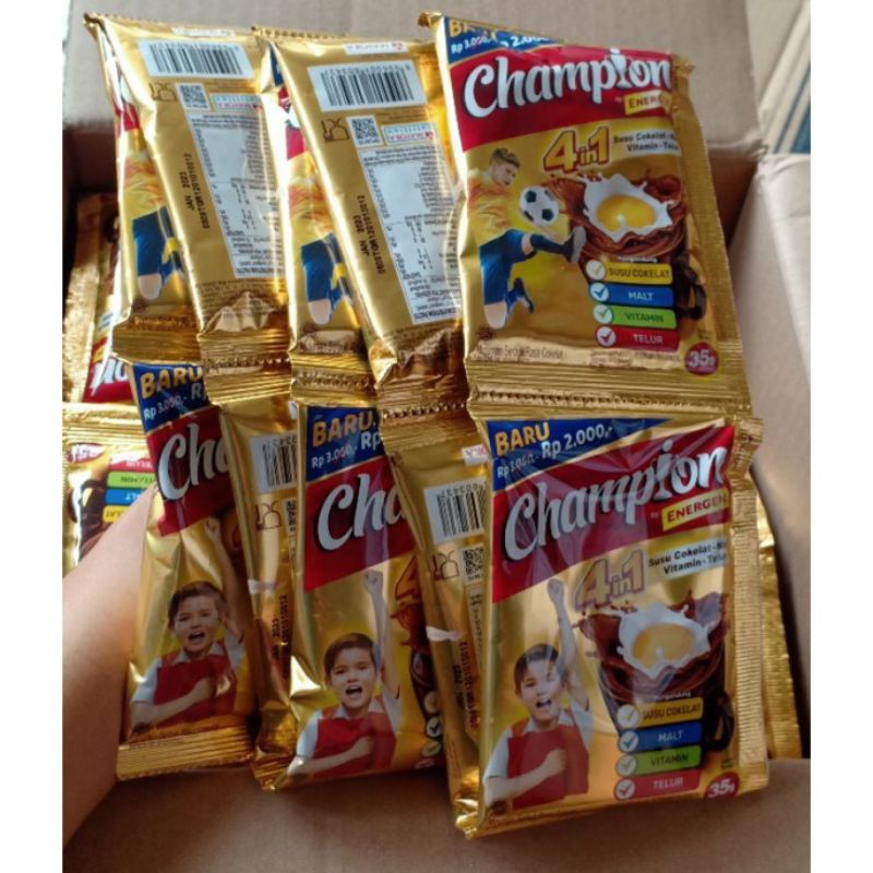 Jual Energen Champion Isi 101 Sachet Shopee Indonesia