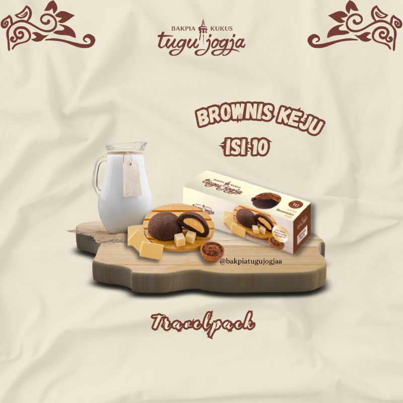 Jual Bakpia Kukus Tugu Jogja Brownies Keju Shopee Indonesia