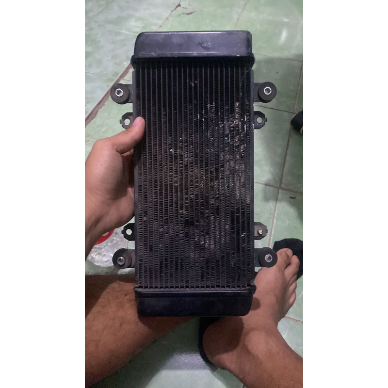 Jual Radiator Ninja 250 FI ORIGINAL COPOTAN (MOHON KONFIRMASI STOK