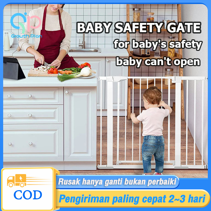 Jual Tinggi 80CM Baby Safety Gate /pagar bayi /pagar pintu bayi/pintu