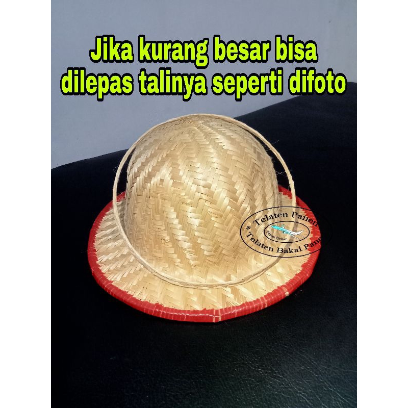Jual Topi bambu / Capil buyuk (peneduh kepala) | Shopee Indonesia
