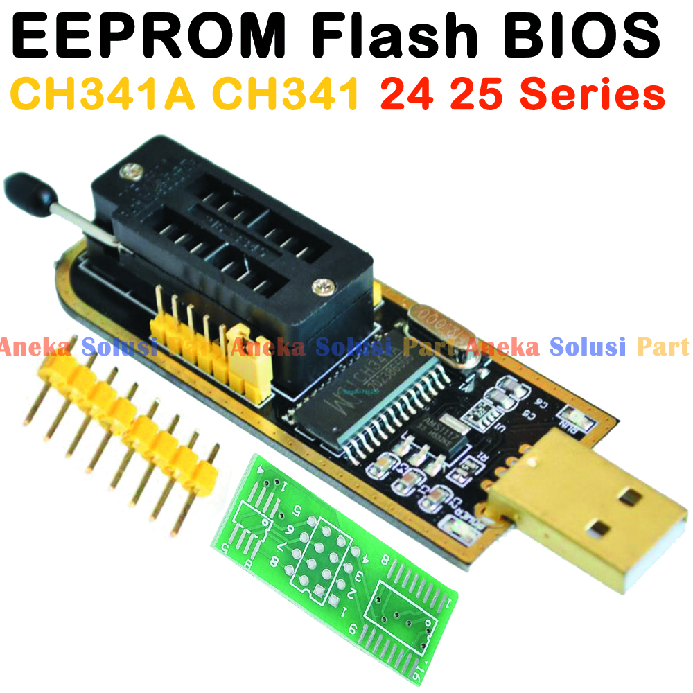 Jual CH341A CH341 24 25 Series EEPROM Flash BIOS USB Programmer 24xx ...