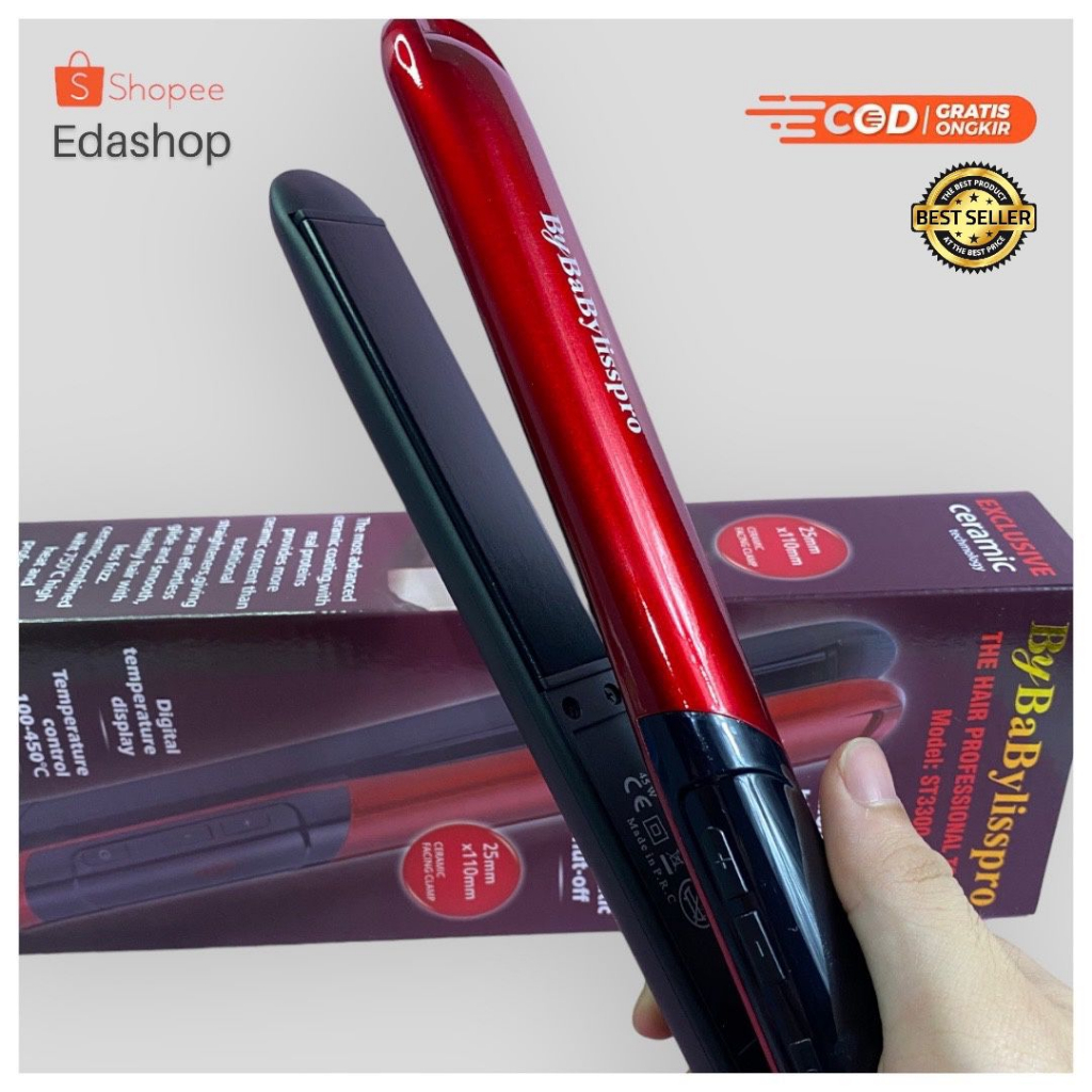 CATOKAN NANO ION ST 3300 CATOKAN RAMBUT 2IN1 BISA LURUS CURLY HASIL AWET