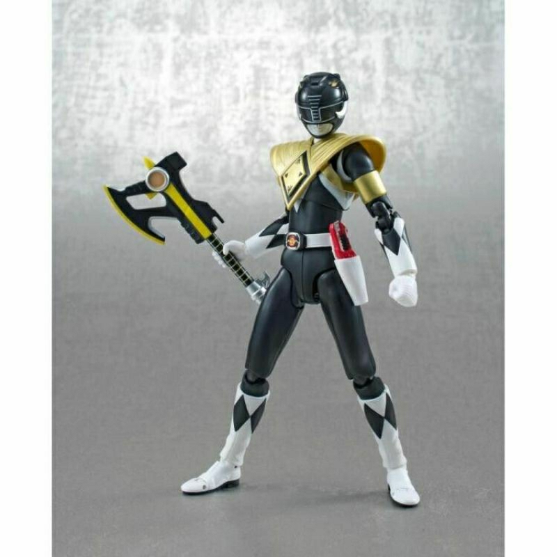 Jual Shfiguarts Power Rangers Black Mighty Morphin Armored Shf | Shopee ...