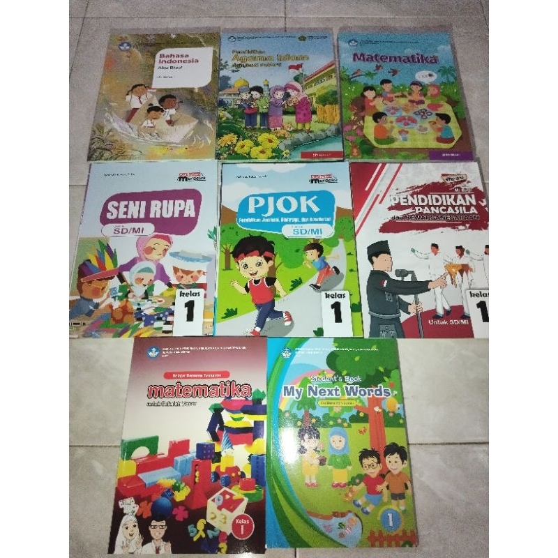 Jual BUKU PAKET KELAS 1 SD/MI KURIKULUM MERDEKA-DIKNAS | Shopee Indonesia