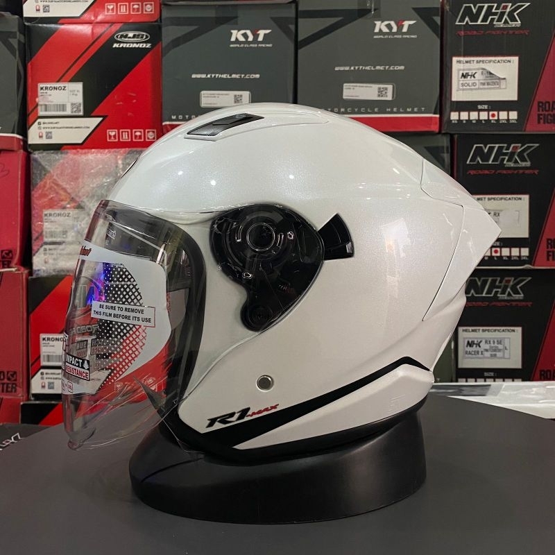 Jual HELM NHK R1 MAX DOUBLE VISOR | Shopee Indonesia