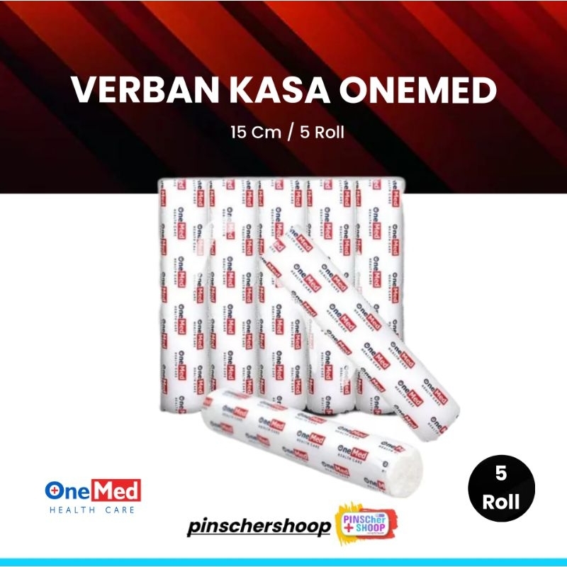 Jual Verban Kasa Onemed 15cm x 4yard Perban Gulung Pack 5 Roll | Shopee ...