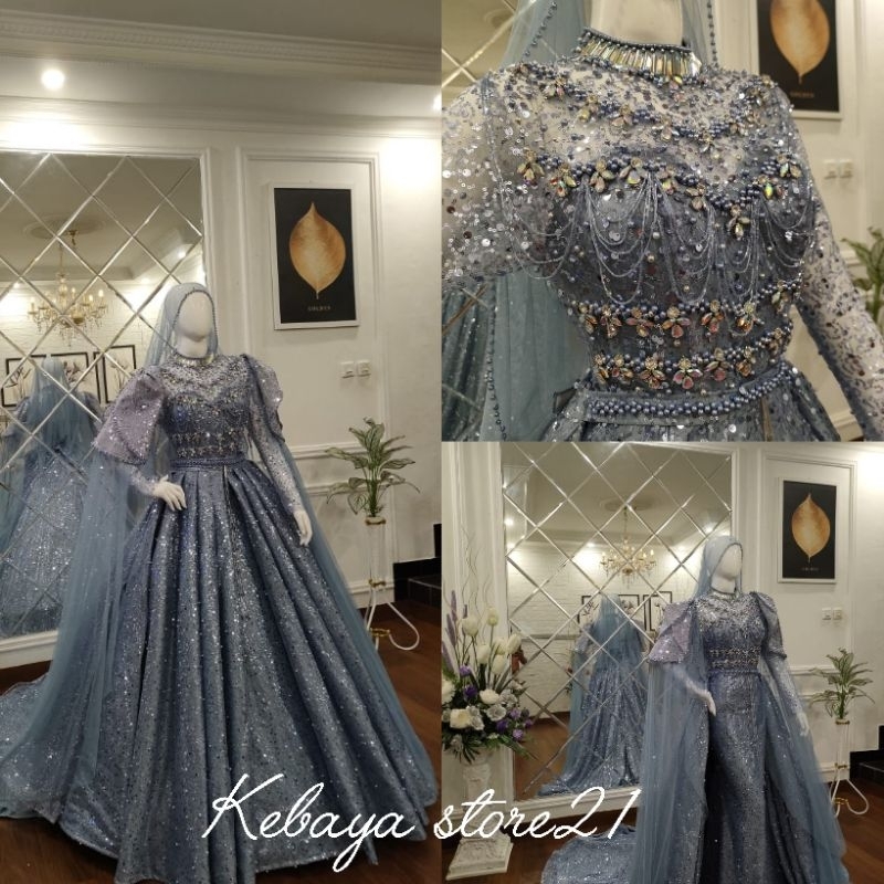 Jual NEW GAUN PENGANTEN CRONOLIN 2 IN 1 /BAJU PENGANTIN MODEL TERBARU