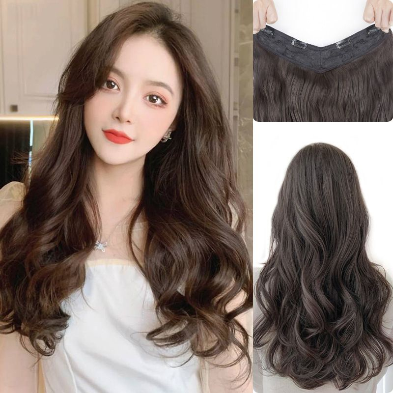 Jual Hairclip Curly AESRORA Premium Natural Panjang 50CM, Rambut ...