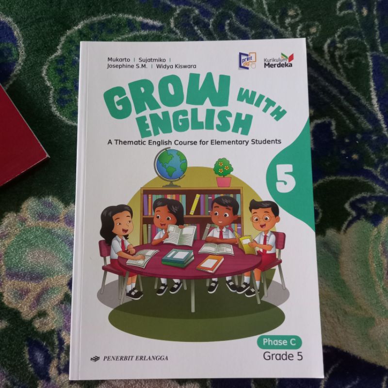 Jual ORIGINAL BUKU BAHASA INGGRIS GROW WITH ENGLISH KELAS 1 2 4 5 SD ...